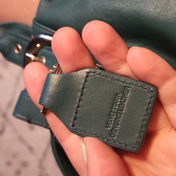 Soprano leather teal bag - Picture 7 of 11